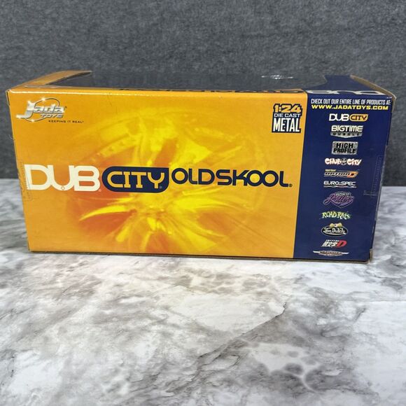 Jada Dub City Old Skool 1957 Chevy Bel Air Red White Hard Top 1:24 - New - Picture 5 of 7